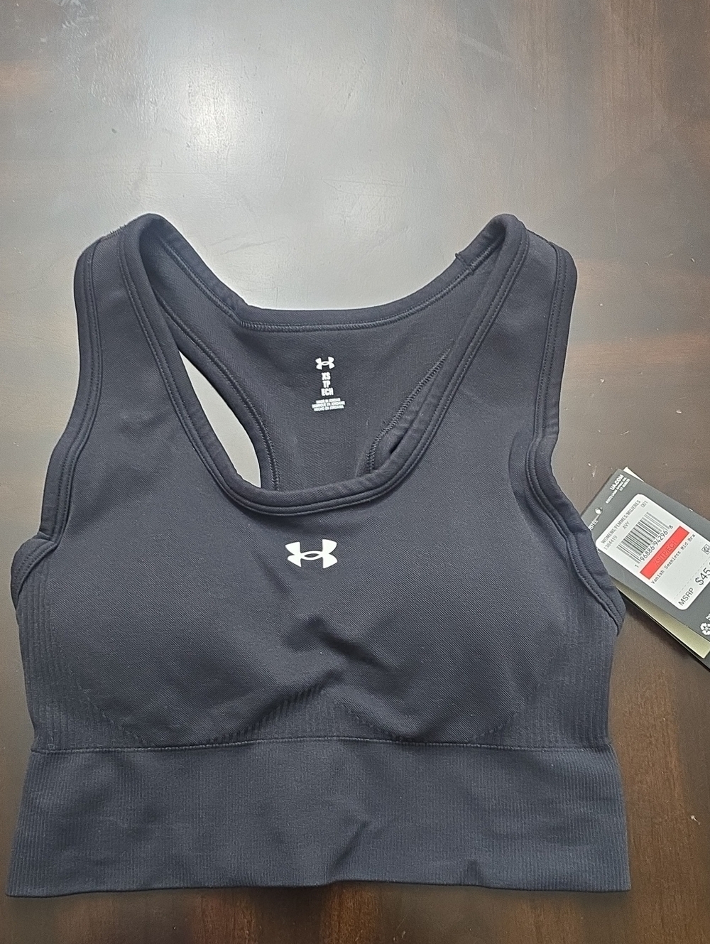 Under Armour Women's Black Racerback Sports Bra Tank